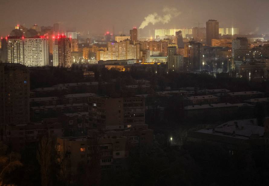 Power blackout in Kyiv
