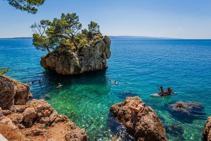 FOTO Brela: Plaža Punta Rata jedan je od simbola Hrvatske