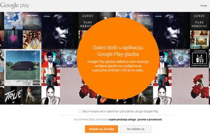 Napredujemo: Google Music postao dostupan i u Hrvatskoj