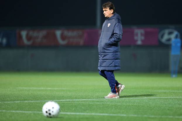 Rijeka: Trening hrvatske nogometne reprezentacije