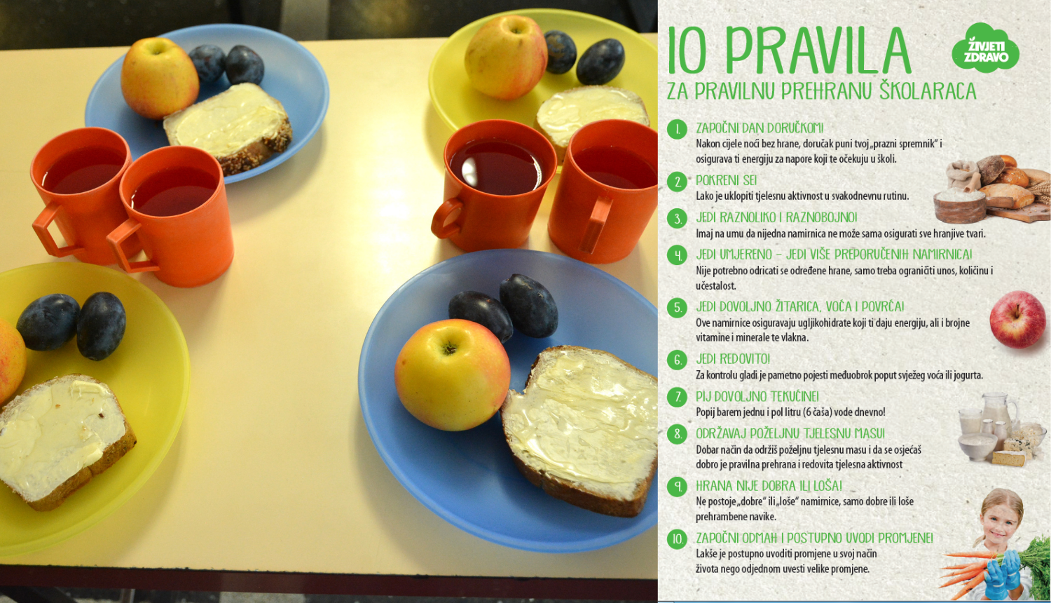 Prehrana školaraca: Doručak je najvažniji obrok u danu koji mališanima osigurava energiju