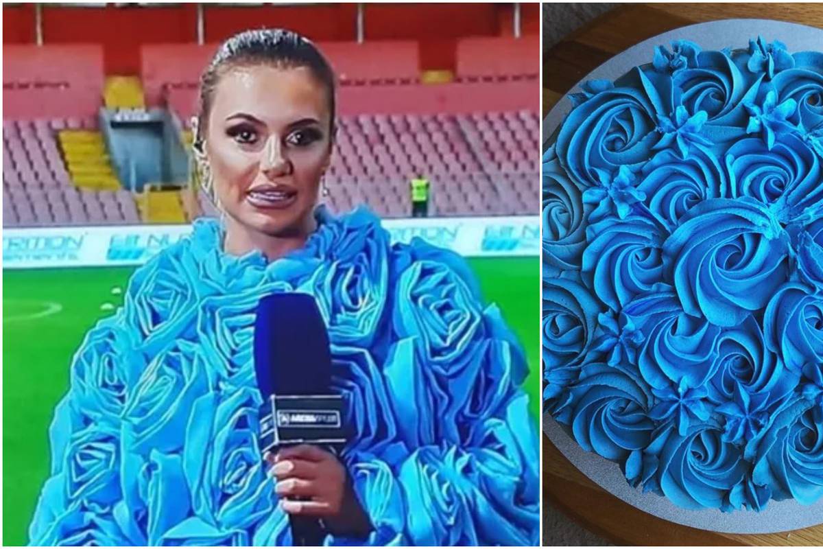 Javila se s utakmice u Zenici, a jakna ju zasjenila: 'Kao torta si'