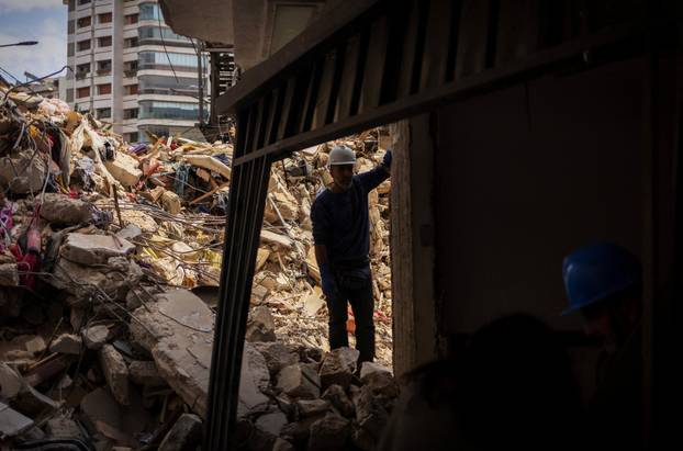 Aftermath of Israeli strikes in Beirut