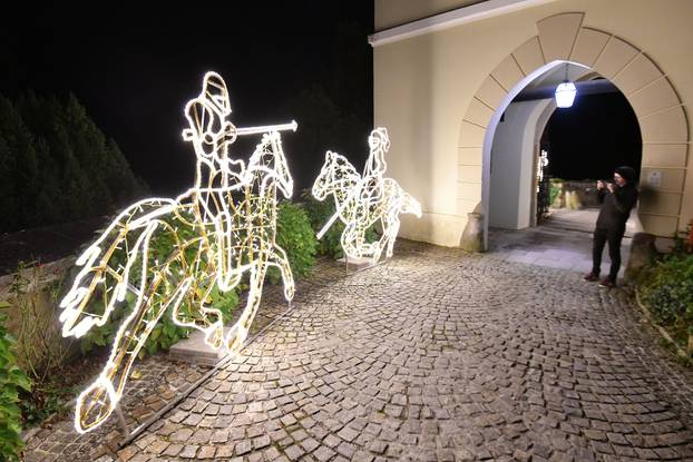 U dvorcu Trakošćan otvorena je izložba svjetlosnih skulptura "Dvorac svjetla"