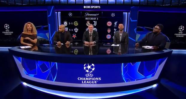 FOTO Incident u studiju Lige prvaka: Voditeljici pukla uska haljina, Henryju su 'bježale oči'