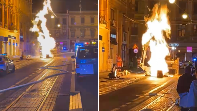 Pogledajte snimke užasa u Zagrebu, vatra u Frankopanskoj zahvatila zgradu: 'Bježi odavde'