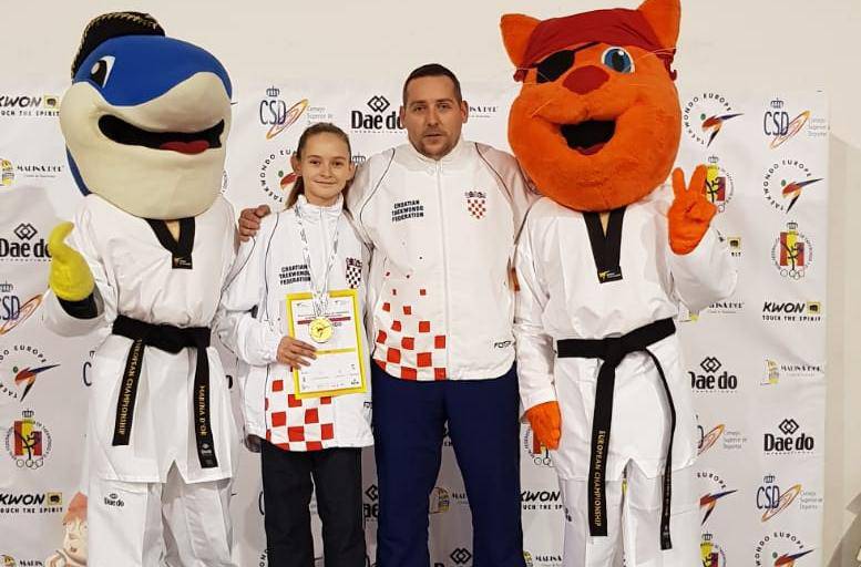 Hrvatska ima prvakinju Europe u taekwondou, Niku Karabatić!