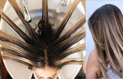Novi trend u nijansiranju kose: Obrnuti balayage s korijenom