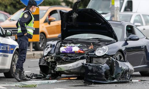 Sudarili se Porsche i BMW u Zagrebu, ozlijeđeno dvoje ljudi