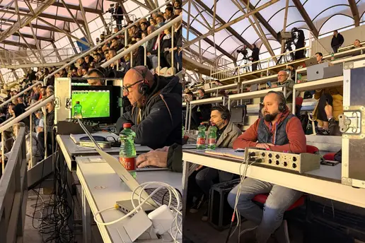 Tata i sin s Poljuda komentirali utakmicu. Za razli&ccaron;ite televizije!