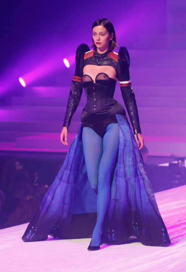 Designer Jean Paul Gaultier holds his last ever fashion show in Paris