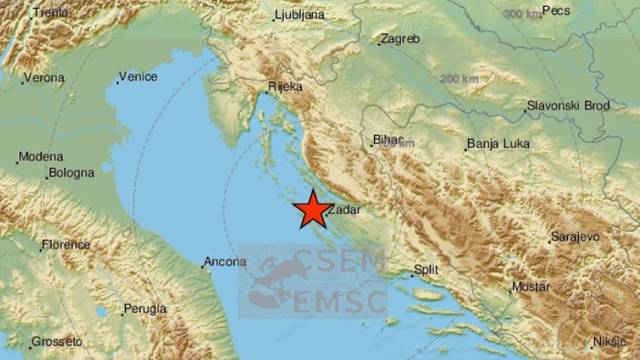 Potres 3.0 po Richteru u Zadru: 'Jako se osjetio u zgradama'