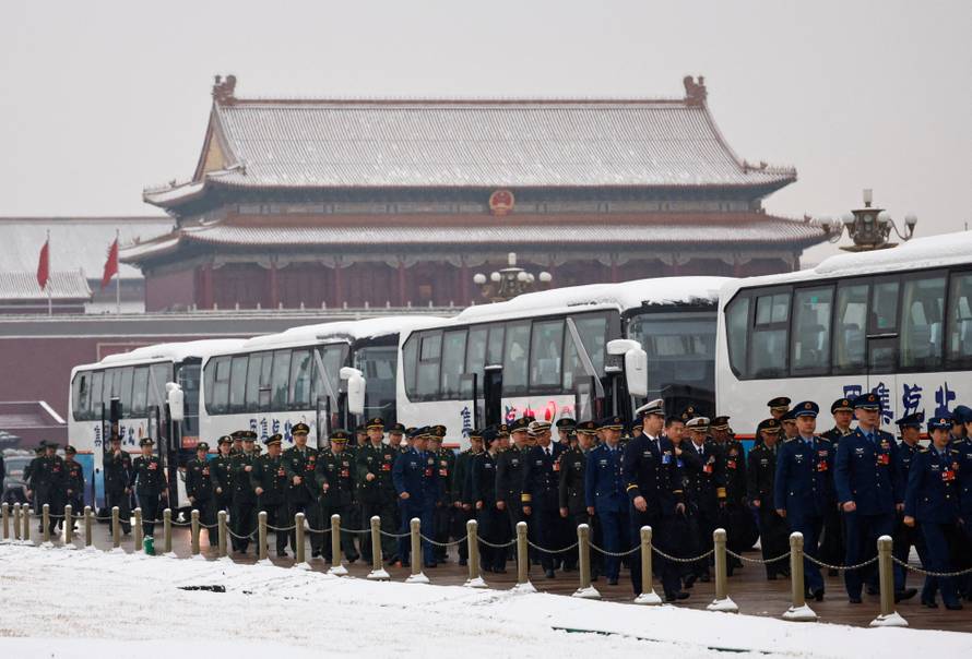 China's NPC opening session at the Great Hall of the People, in Beijing
