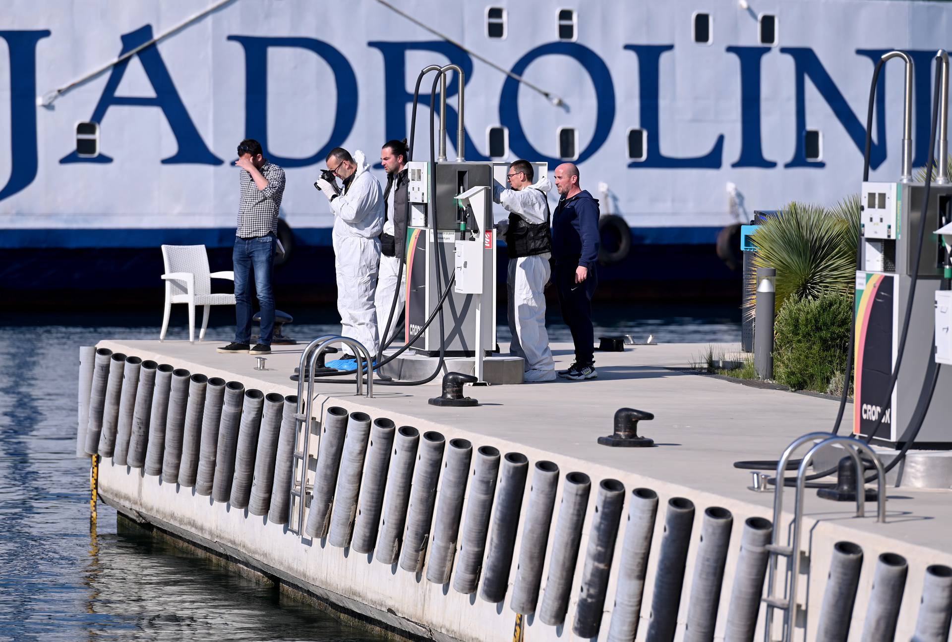 Zadar: Policijski očevid u Gaženici gdje je došlo do pucnjave