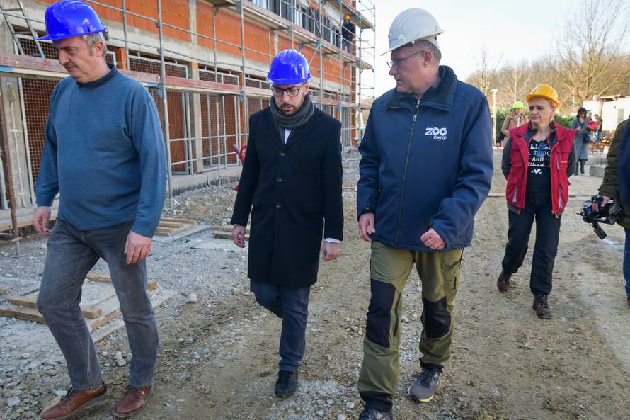 Tomašević obišao radove na izgradnji objekta u sklopu projekta "Oporavilište za divlje životinje - Modernizacija ZOO grada Zagreba"