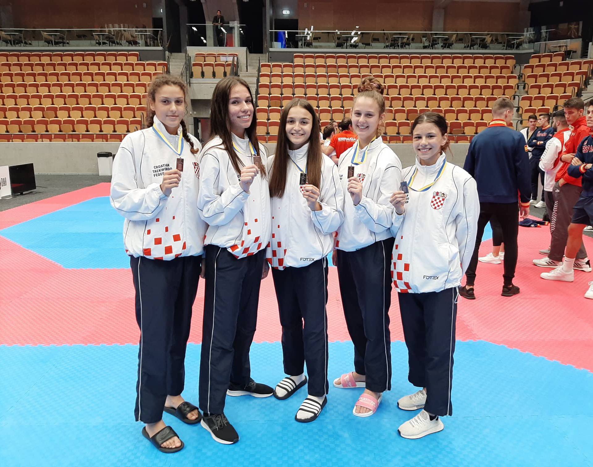 Hrvatska osvojila pet medalja na Europskom u taekwondou