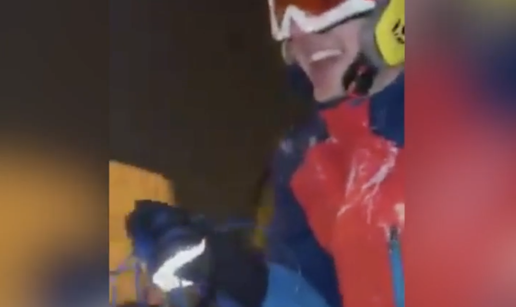 VIDEO Mladić na skijama sve je nasmijao: 'Idem za Zagreb'