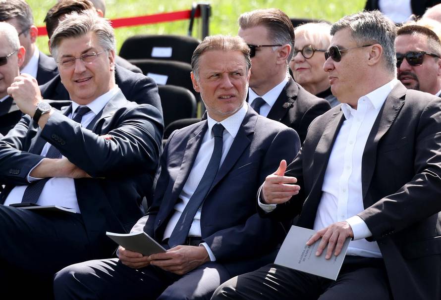 Susret Milanovića i Plenkovića u Jasenovcu