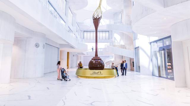 Lindt Opens World's Largest Chocolate Museum (With The World's Largest Chocolate Fountain)