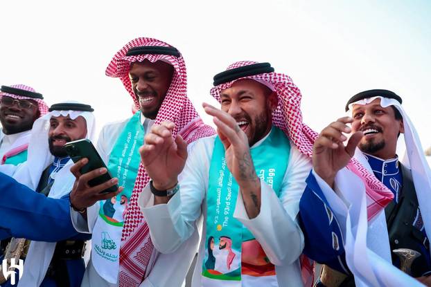 Saudi Pro League - Al Hilal celebrate Saudi 93rd national day