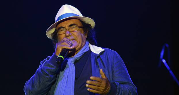 The singer Al Bano Carrisi during the concert at the 12th World Chili Pepper Fair