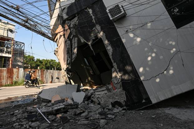 Aftermath of earthquake in southern Philippines