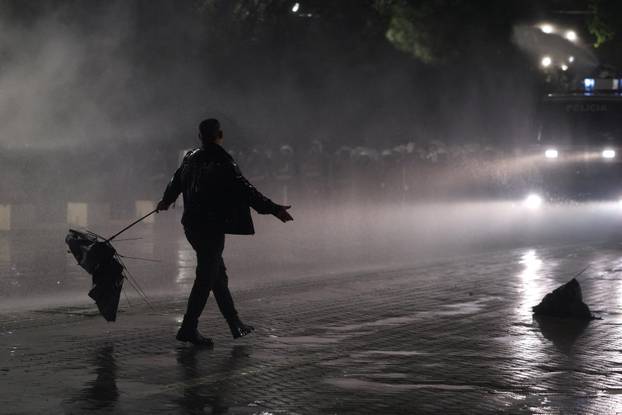 Anti-government protest in Tirana