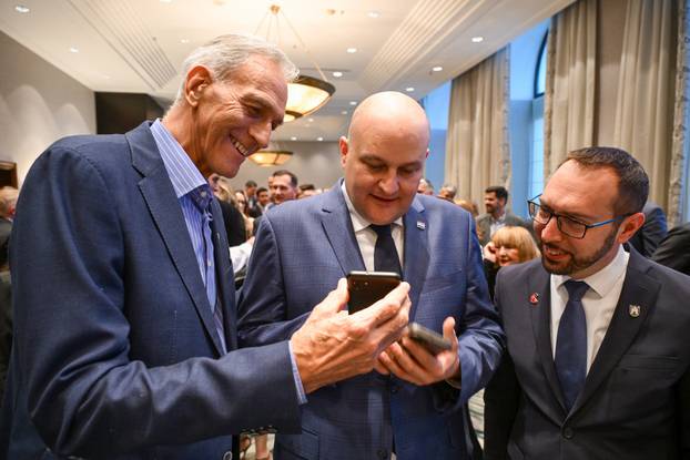 Zagreb: Proslava 80. rođendana Košarkaškog kluba Cibona u hotelu Esplanade