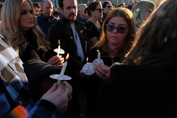 Vigil after a deadly shooting at the Covenant School in Nashville