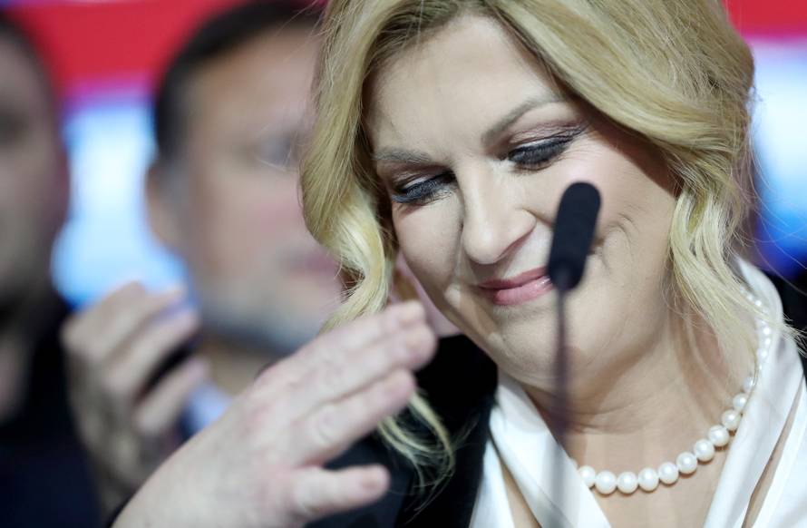 Kolinda Grabar-Kitarović održala govor i čestitala novoizabranom predsjedniku Milanoviću