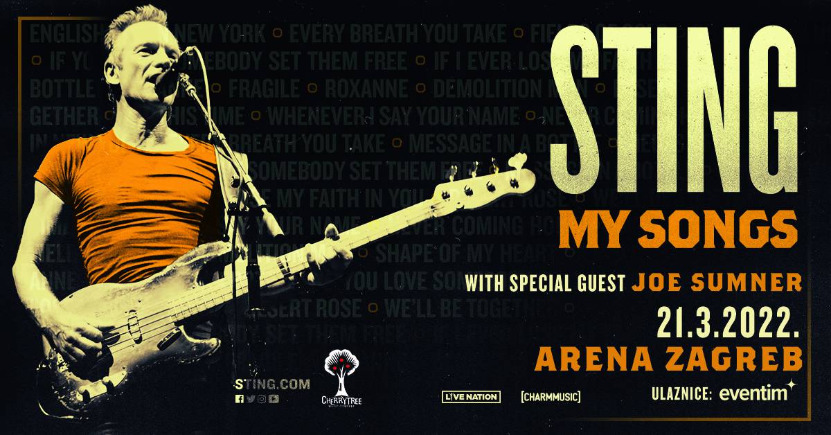 Sting je objavio novi album, a u sklopu svjetske turneje My Song stiže u ožujku u Zagreb!