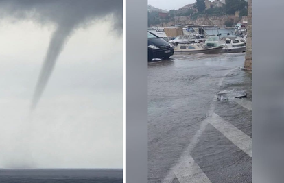 Šibenik kao Venecija! Poplavile ceste, iz šahtova izbija voda. I u Splitu kaos, pijavice i bujice...