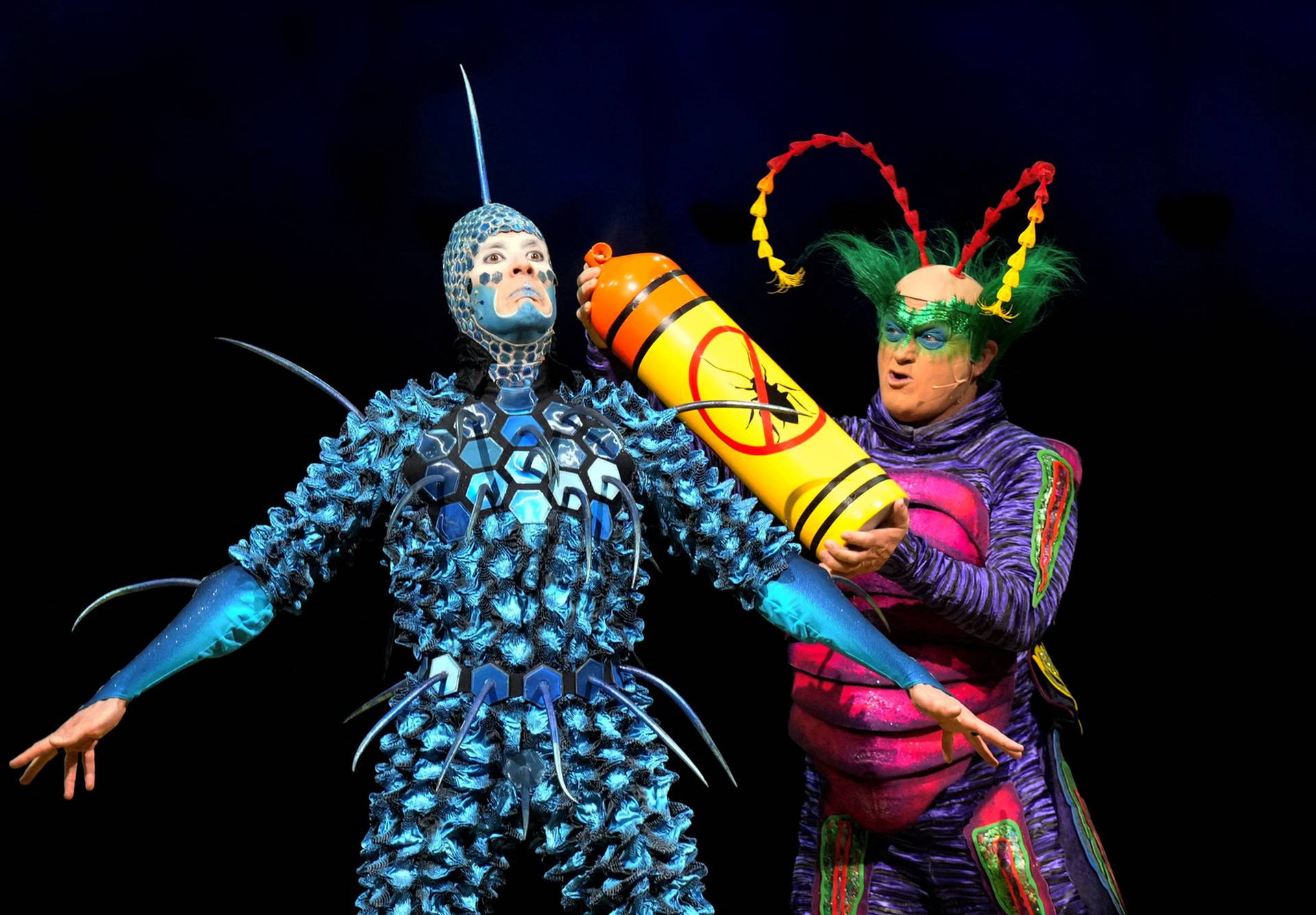 Cirque du Soleil with Ovo show performs in Riga