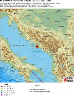 Trese se i na jugu Hrvatske: Zabilježen potres na Pelješcu