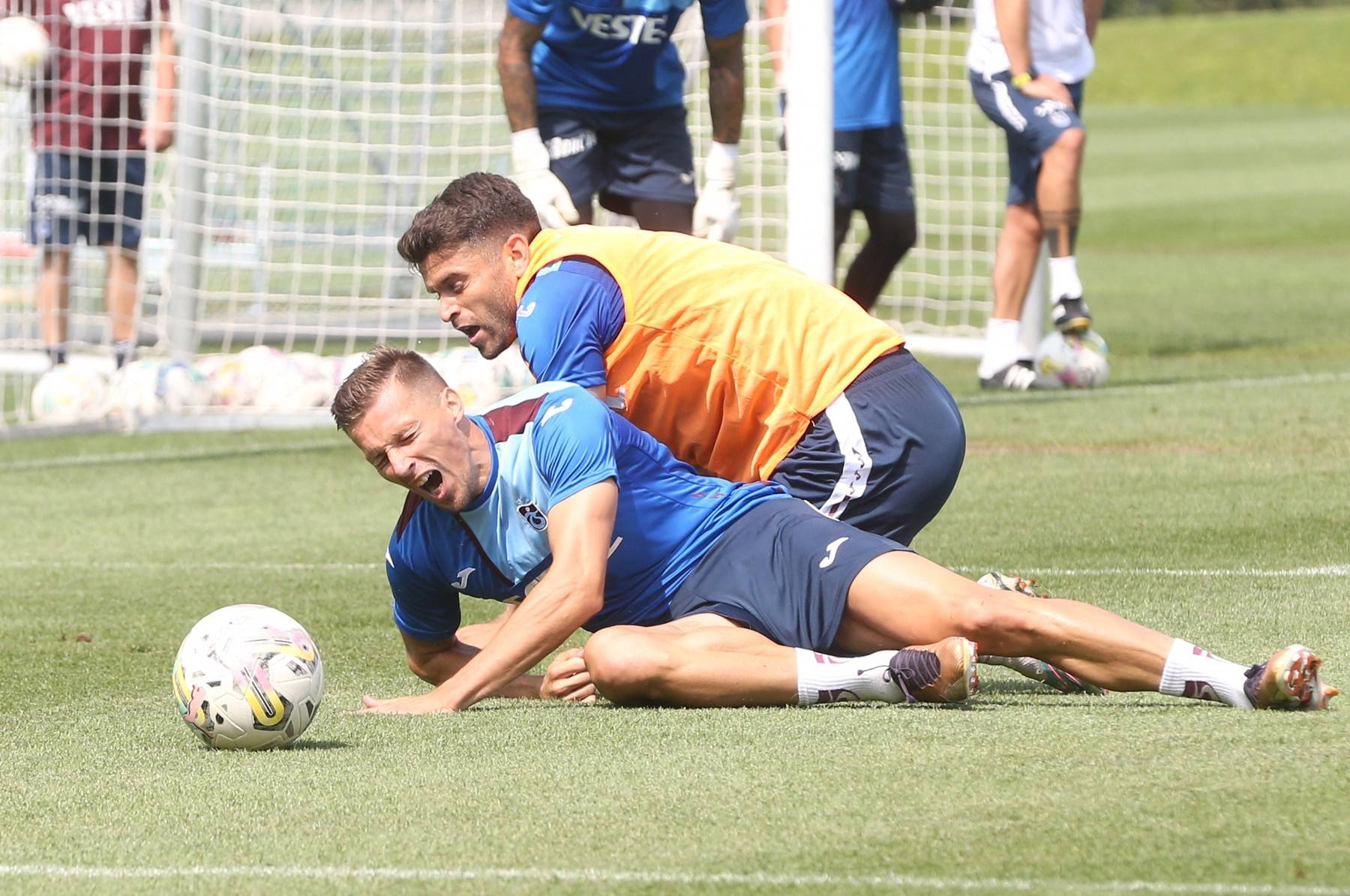 Trabzonspor training session in Slovenia