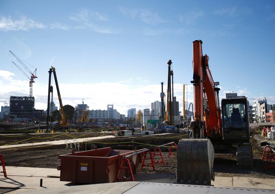 A site for the new Olympic Stadium for the 2020 Summer Olympic Games is pictured after its groundbreaking ceremony in Tokyo