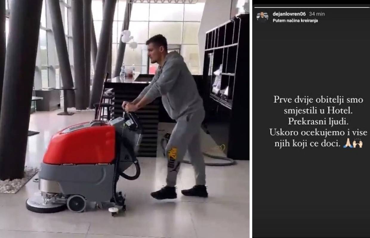 Lovren smjestio prve obitelji u svoj hotel u Novalji: 'Prekrasni ljudi, očekujemo još dolazaka'