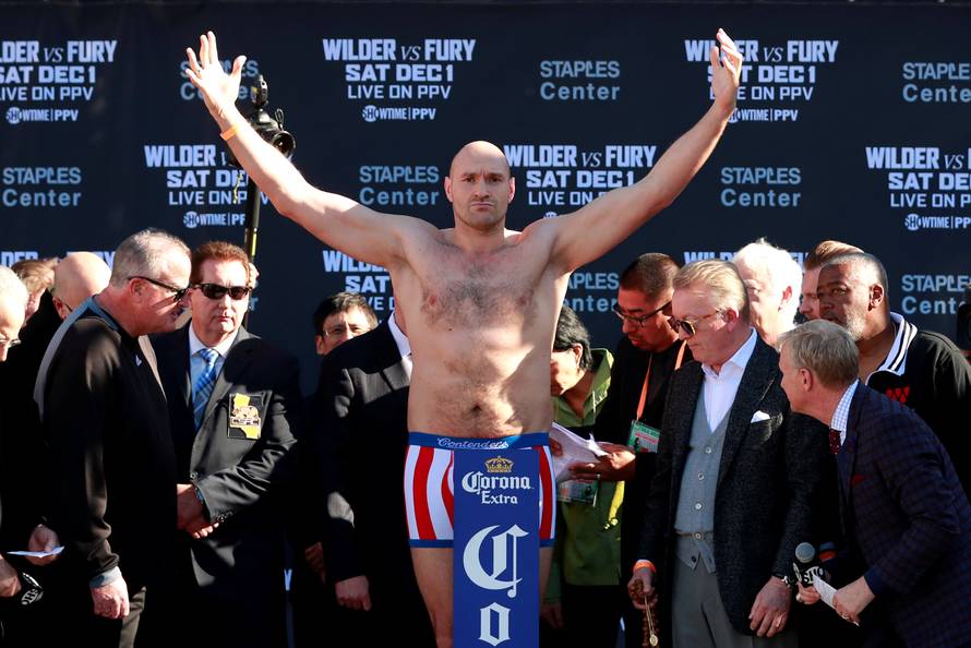 Deontay Wilder & Tyson Fury Weigh-In