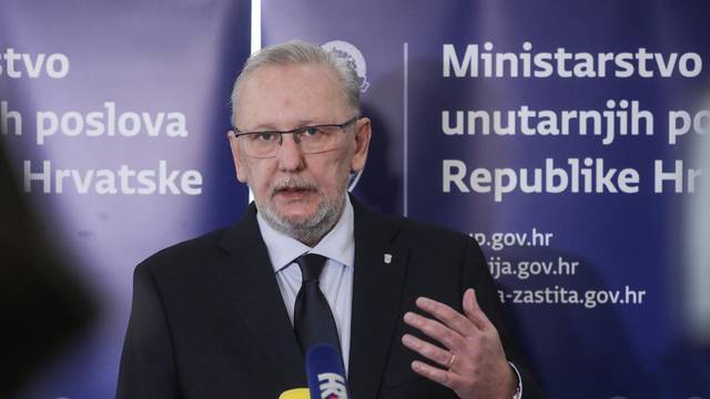 Božinović dao izjavu nakon sastanka Međuresorne radne skupine za provedbu aktivnosti prihvata i zbrinjavanja izbjeglica iz Ukrajine