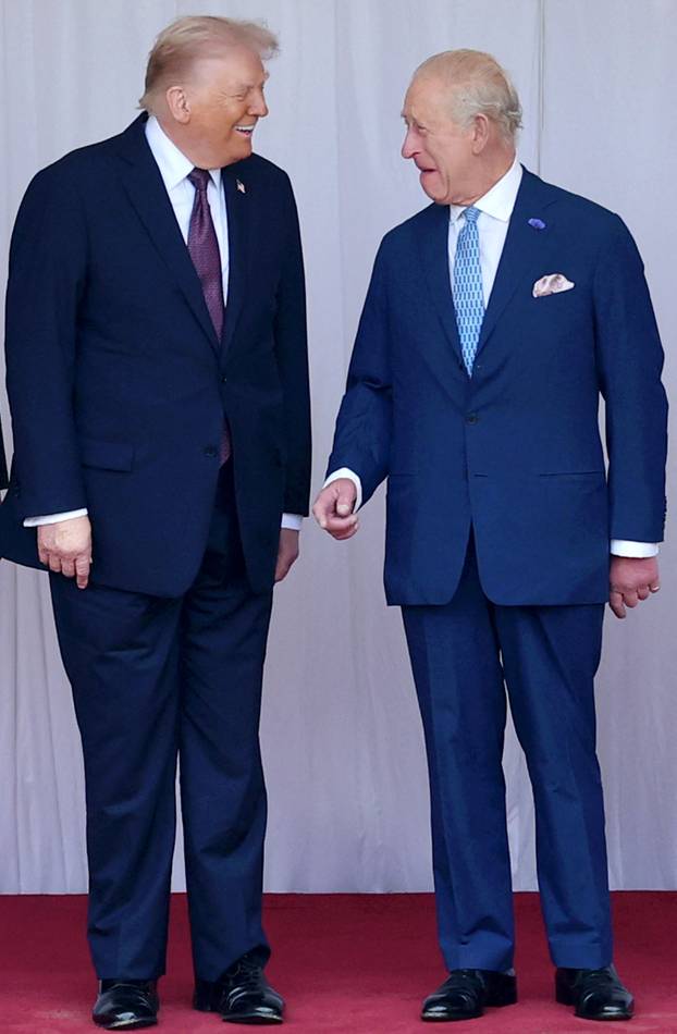 U.S. President Trump makes second state visit to Britain