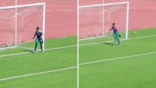 Bizarna scena u Alžiru: Dječak uletio na teren i spriječio gol