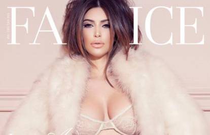 Natapirana i razgolićena Kim Kardashian u seksi editorijalu