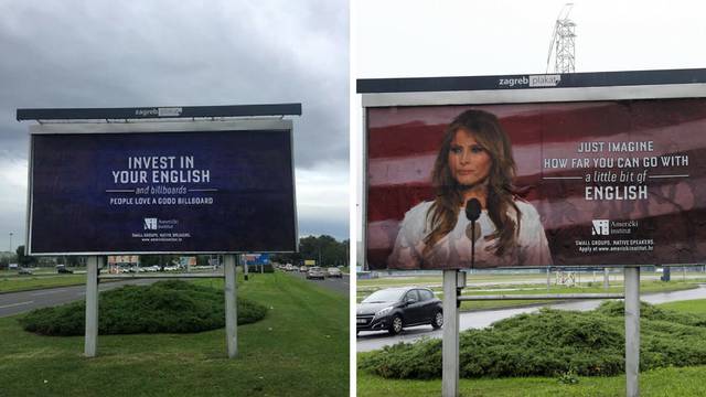 Ipak maknuli plakat: Umjesto Melanije humorističan savjet