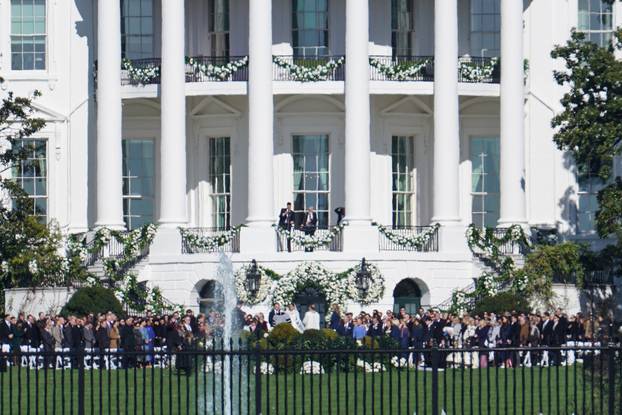 President Joe Biden Granddaughter Naomi Biden Wedding at White House in Washington