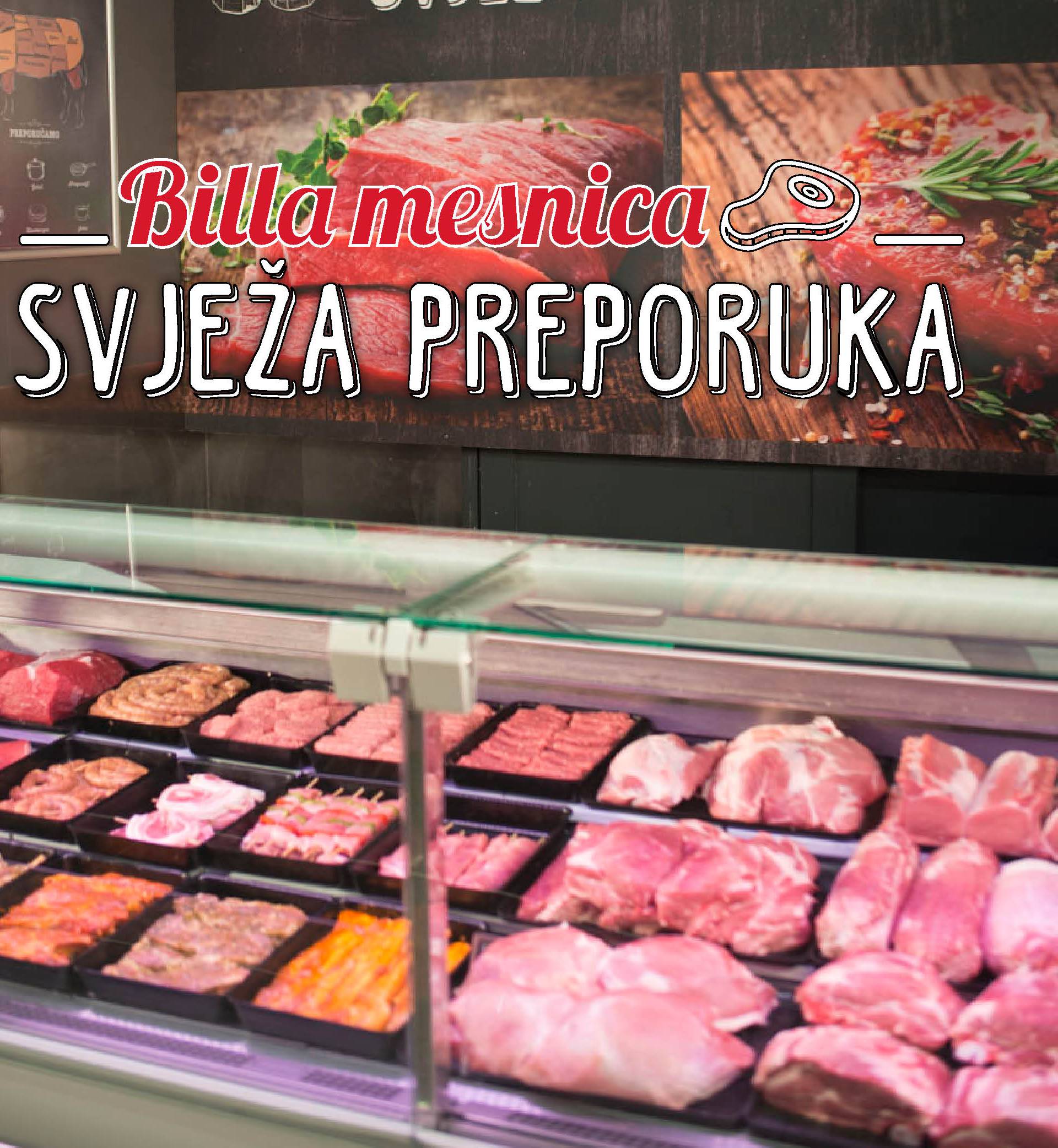 Billa mesnica – svježe, bez konzerviranja i zamrzavanja