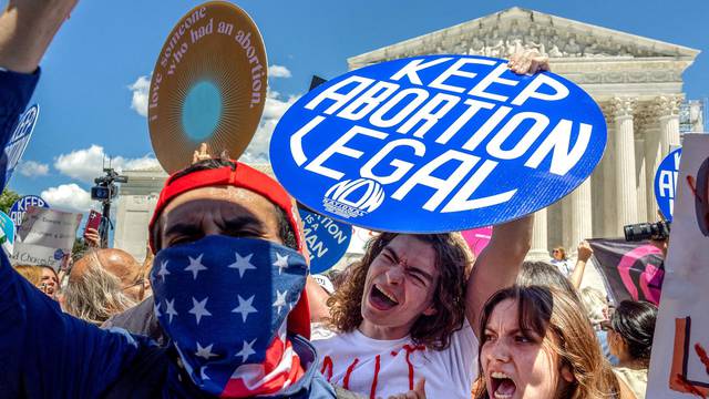 FILE PHOTO: The second anniversary of the U.S. Supreme Court overturning Roe v. Wade, in Washington