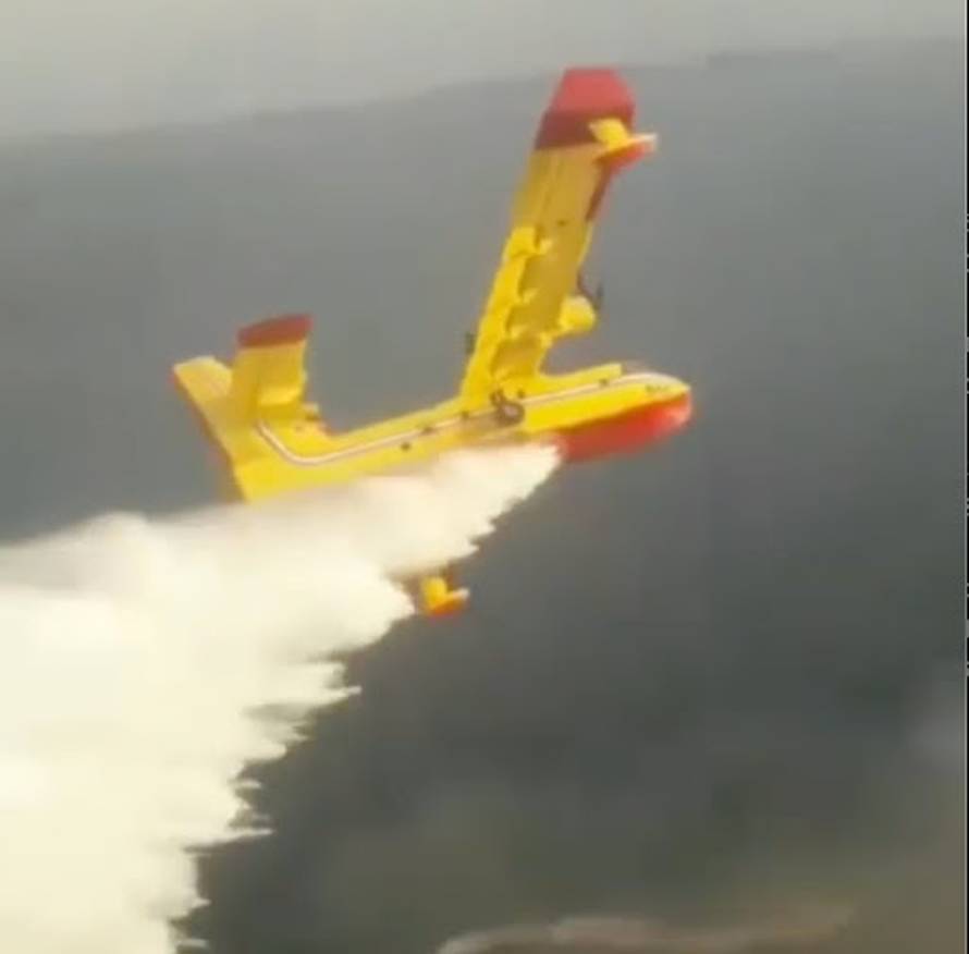 VIDEO Spektakularna vožnja pilota kanadera u Makarskoj: 'Je***e koji luđak...'