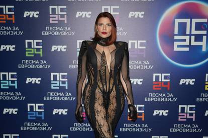 Beograd:  Martina Vrbos nastupila je na 'Pesmi za Evroviziju'  u  haljini  Juraj Zigmana