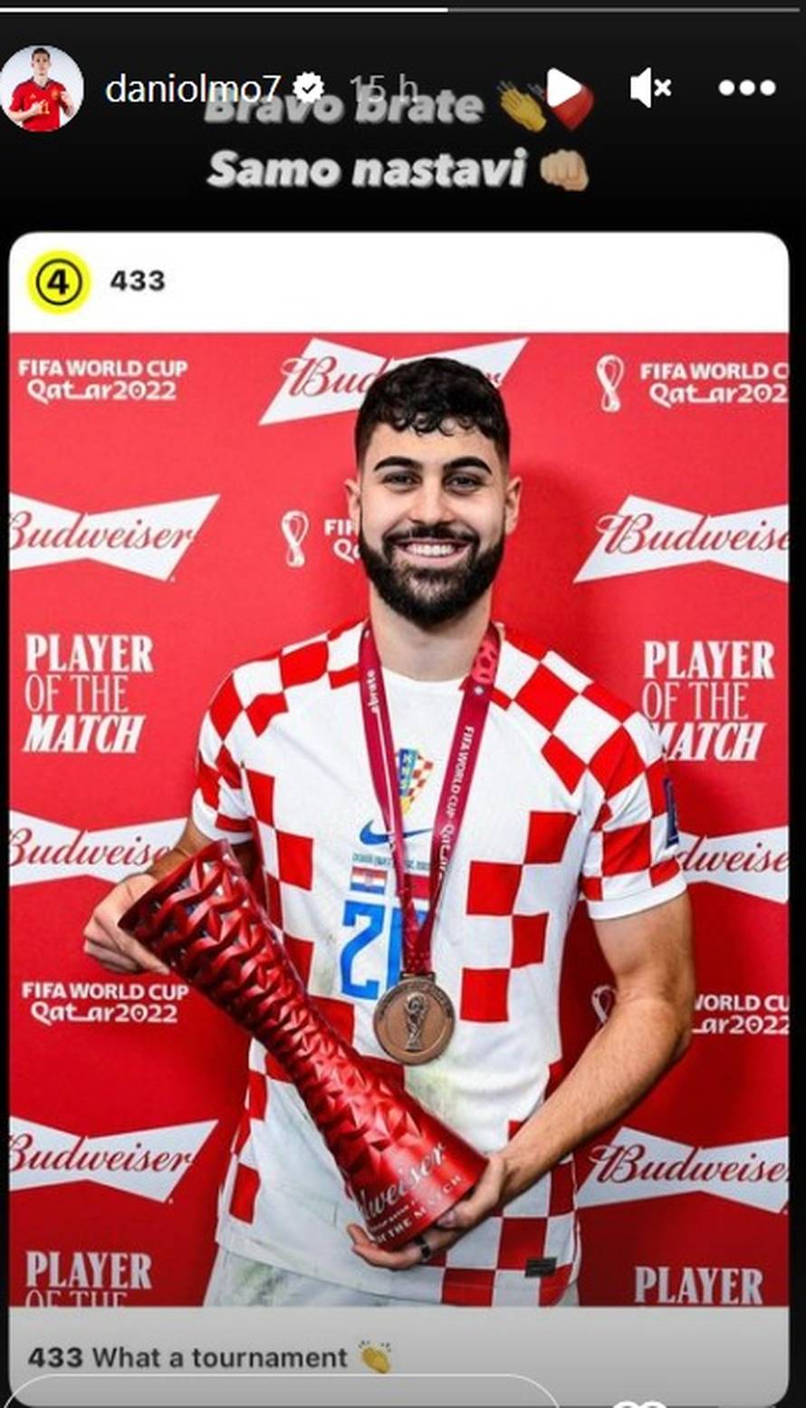 Olmo na hrvatskom čestitao Jošku: Brate, samo nastavi!