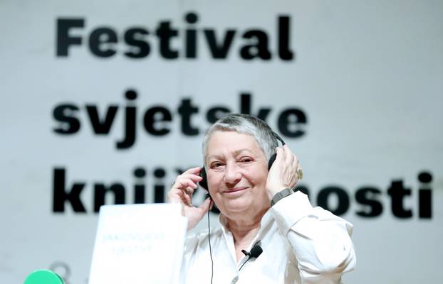 Zagreb: KnjiÅ¾evnica Ljudmila Ulicka gostovala  na Festivalu svjetske knjizevnosti